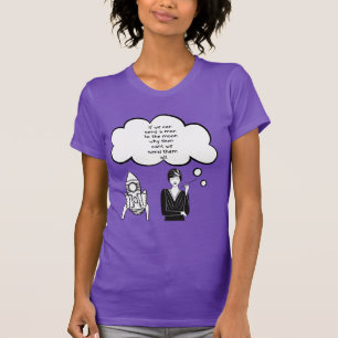 einen Mann zum Mond schicken T-Shirt