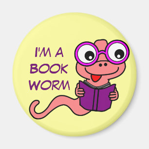 Einen Monat lesen: Ich bin ein Buch-Wurm Magnet