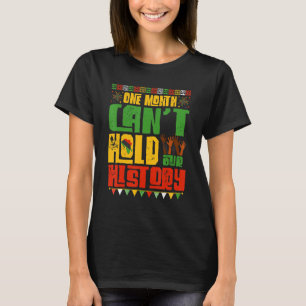 Einen Monat später kommt der Afrikanische Schwarze T-Shirt