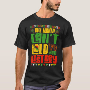 Einen Monat später kommt der Afrikanische Schwarze T-Shirt