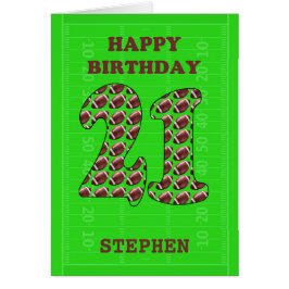 Einen Namen 21. Geburtstagskugel hinzufügen