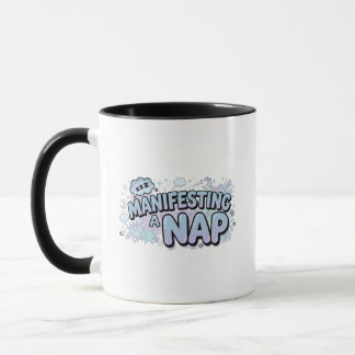 Einen Nickerchen manifestierend Lustiger Pastell-R Tasse