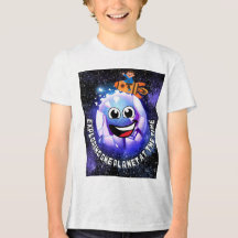 Einen Planeten zu erkunden. Junge in einer Rakete