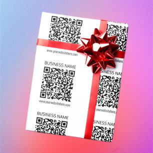 Einen QR-Code für Unternehmen sofort erstellen und Geschenkpapier