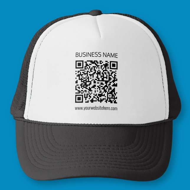 Einen QR-Code für Unternehmen sofort erstellen und Truckerkappe (Von Creator hochgeladen)