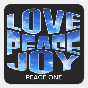 EINEN QUADRATISCHER AUFKLEBER