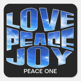 EINEN QUADRATISCHER AUFKLEBER