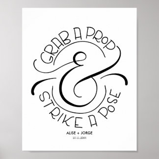 Einen Requisiten holen und eine Pose treffen - Fot Poster