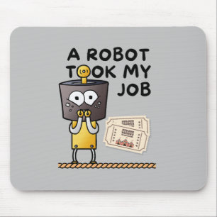 Einen Roboter zu erstaunen, hat mir mein Job-Mouse Mousepad