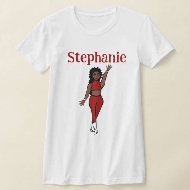 Einen Roten Tänzer-T - Shirt hinzufügen (Ablage )