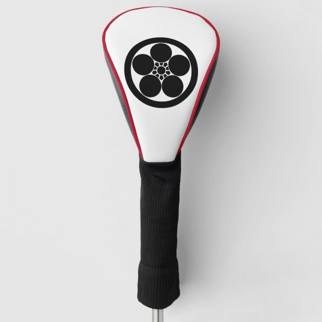 einen runden Pflaumentopf Golf Headcover (Vorderseite)