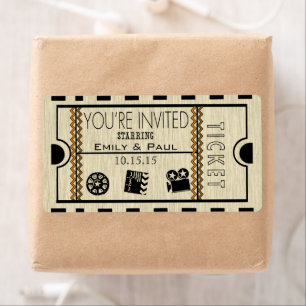 Einen Save the Date RickRack Trim einräumen