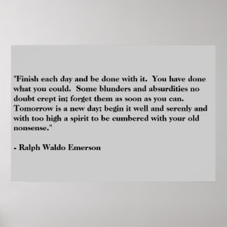 Einen schlechten Tag? Poster