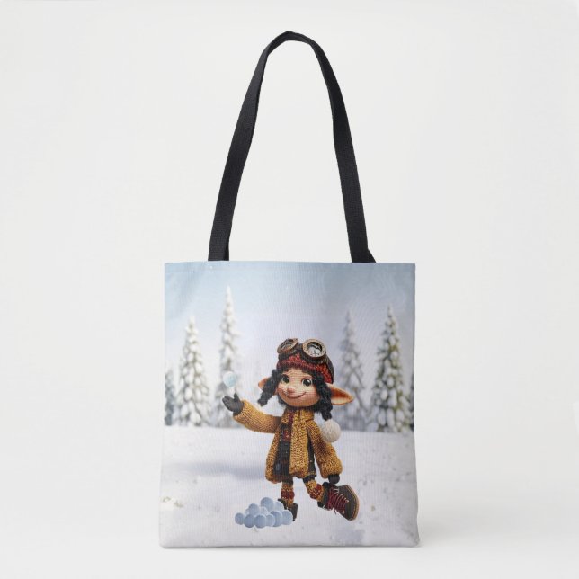 Einen Schneetag genießen (Vorderseite)