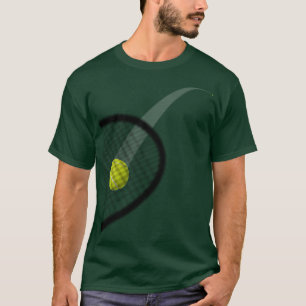 Einen sich bewegenden Tennisball treffen T-Shirt