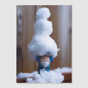 Einen Snowman V bauen Magnetkarte