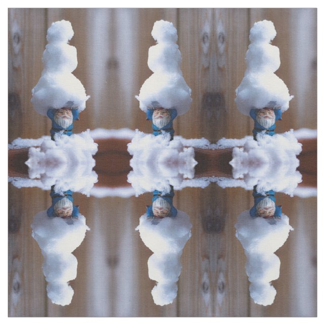 Einen Snowman V bauen Stoff (Muster)