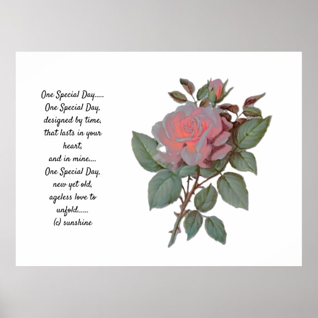 EINEN SPEZIELLEN TAG POSTER (Vorne)