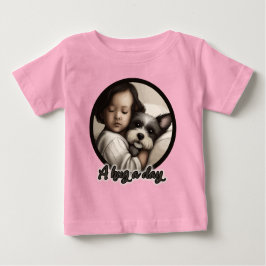 Einen Tag lang umarmen Baby T-shirt
