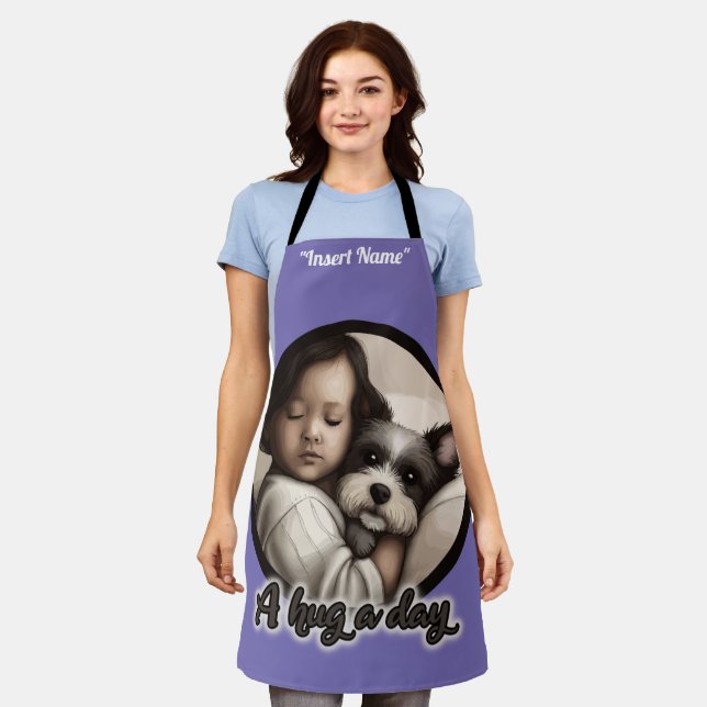 Einen Tag lang umarmen Schürze (Getragen)