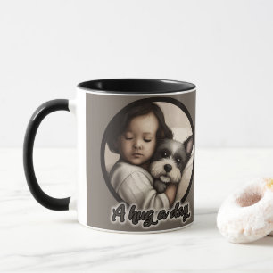 Einen Tag lang umarmen Tasse