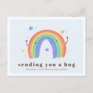 Einen Umarmen senden Rainbow Magic Postkarte