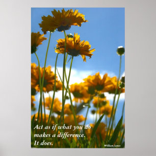 Einen Unterschied machen Poster