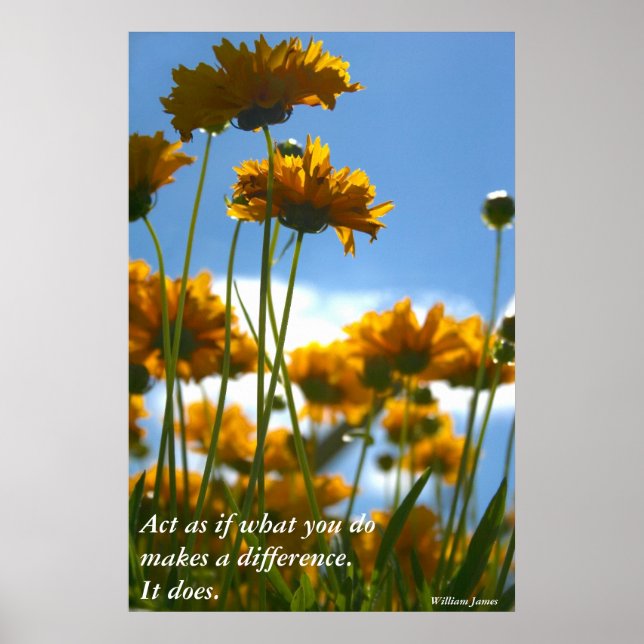 Einen Unterschied machen Poster (Vorne)