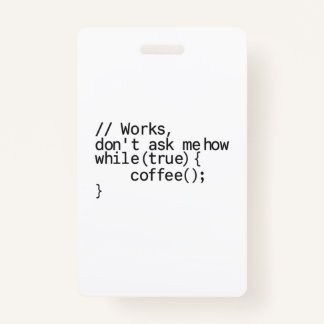 einen Urlaub und Kaffee im Büro brauchen Ausweis