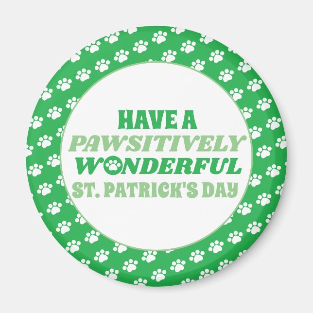 Einen wunderschönen St. Patrick's Day Magnet (Vorne)