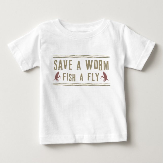 einen Wurm gerettet Baby T-shirt (Vorderseite)