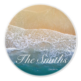 Einer am Strand Keramikknauf