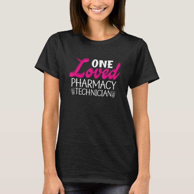 Einer der liebsten Pharmazie-Techniker Pharmacy Te T-Shirt (Vorderseite)