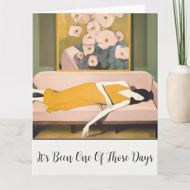 Einer dieser Tage - Big Card Dankeskarte (Vorderseite)