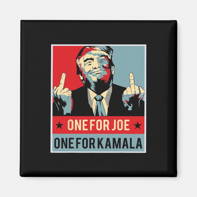 Einer für Joe One für Kamala Magnet (Vorne)