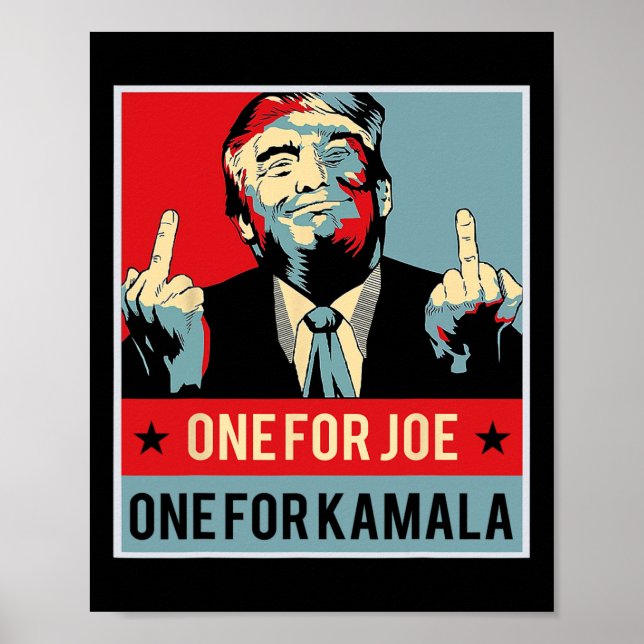 Einer für Joe One für Kamala Poster (Vorne)