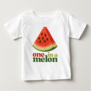 Einer in einem Melon, ein Jahr alt Geburtstag Baby T-shirt