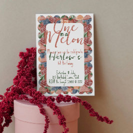 Einer in einem Melon First Birthday - Summer vibes Einladung