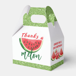 Einer in einem Melon-Glitzer Watermelon Erstgeburt Geschenkschachtel