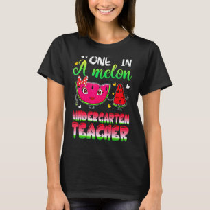 Einer in einem Melon Kindergarten Lehrer Sommerleh T-Shirt