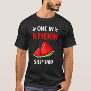 Einer in einem Melon Step Vater Watermelon Geburts T-Shirt