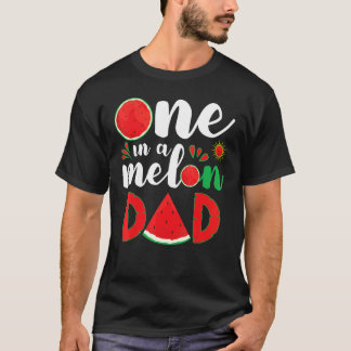 Einer in einem Melon Vater Watermelon Summer Hat S T-Shirt