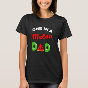 Einer in einem Melon Vater Watermelon Vatertag Pap T-Shirt