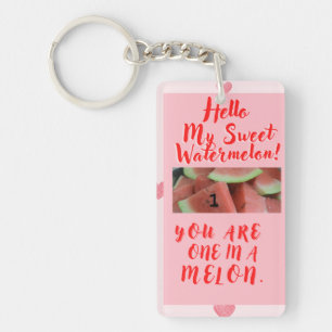Einer in einer Melone Geschenk für Verliebte Schlüsselanhänger