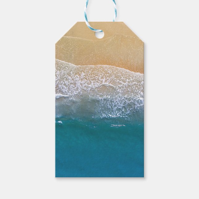 Einer mit dem Strand Geschenkanhänger (Vorderseite)
