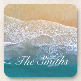 Einer mit dem Strand Getränkeuntersetzer