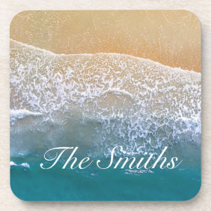 Einer mit dem Strand Getränkeuntersetzer