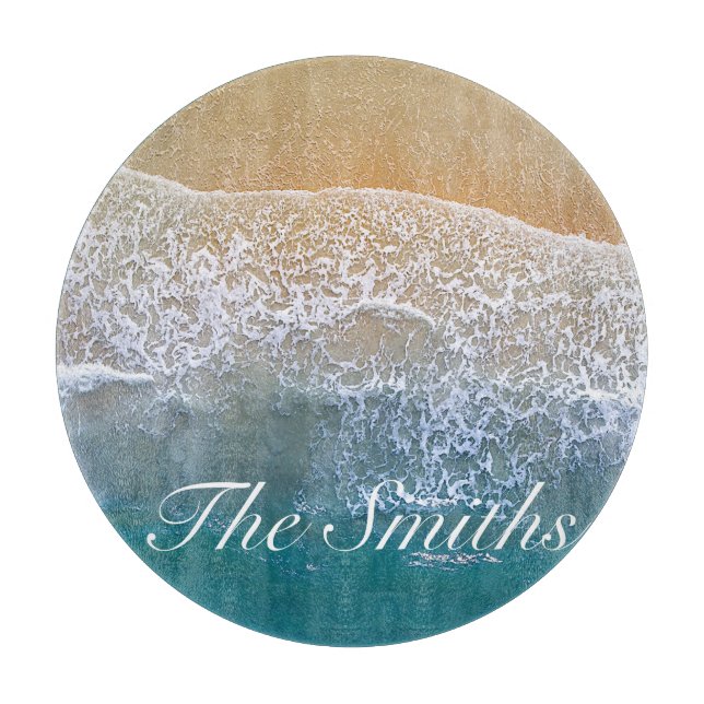 Einer mit dem Strand Schneidebrett (Vorderseite)