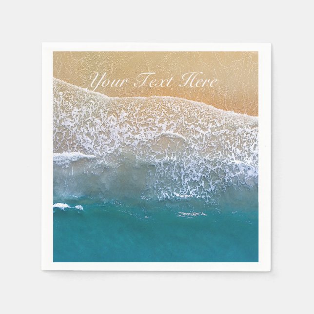 Einer mit dem Strand Serviette (Vorderseite)