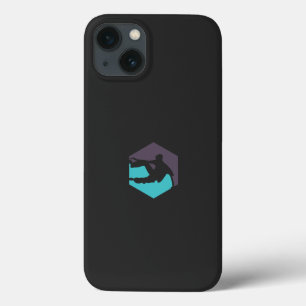 einer Silhouette eines Mannes mit Surfbrett Case-Mate iPhone Hülle